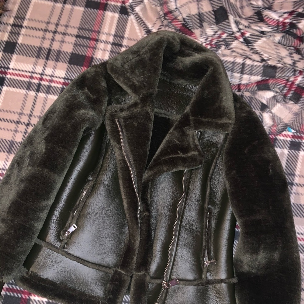 Warm fur coat